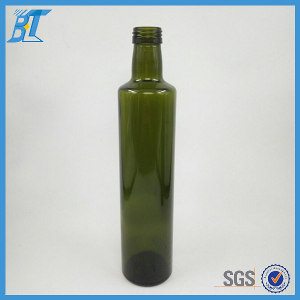 250 ml 500 ml green round Avocado oil bottles glass dorica