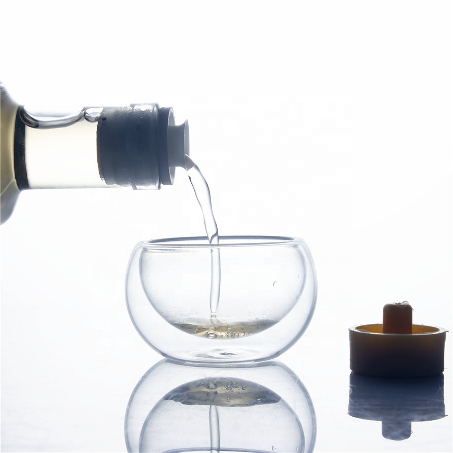 250 ml 500 ml high weight square clear cooking olive edible oil empty glass bottles