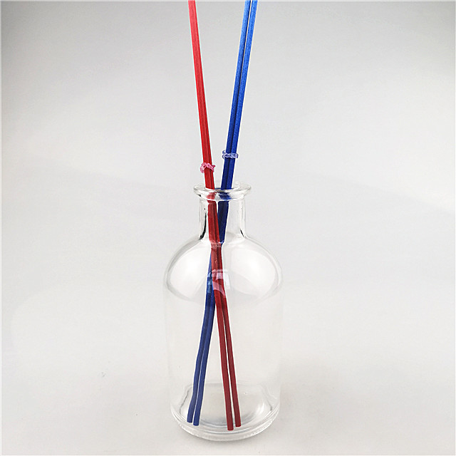 250 ml round car reed diffuser glass bottle with cork lid