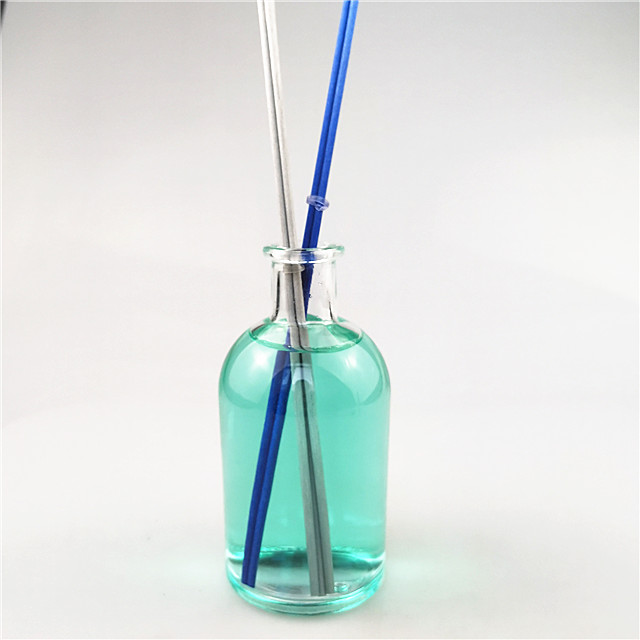 250 ml round car reed diffuser glass bottle with cork lid