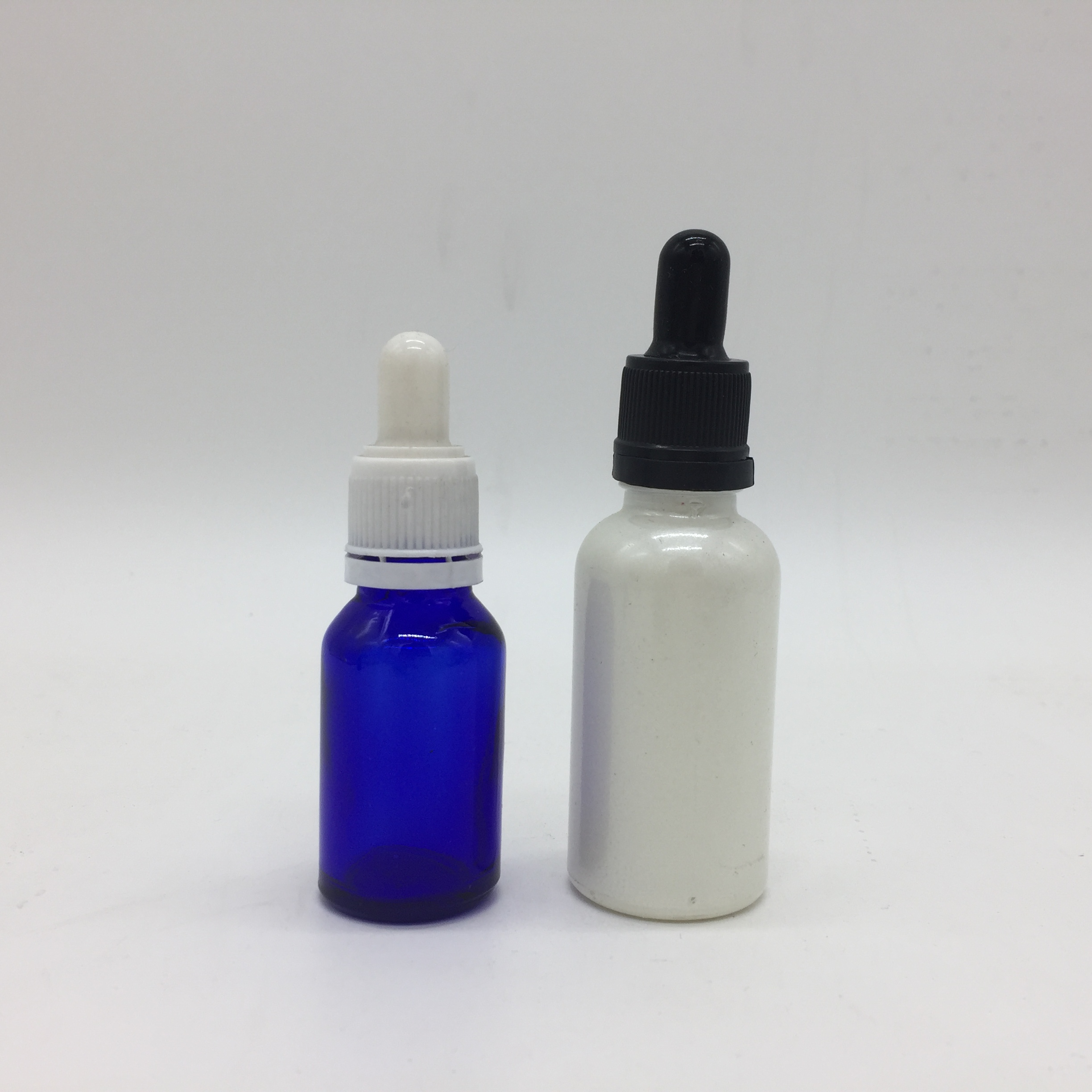 250ML 500ML Black Color Frosted Boston Round Glass Dropper Bottle With Spray Pump