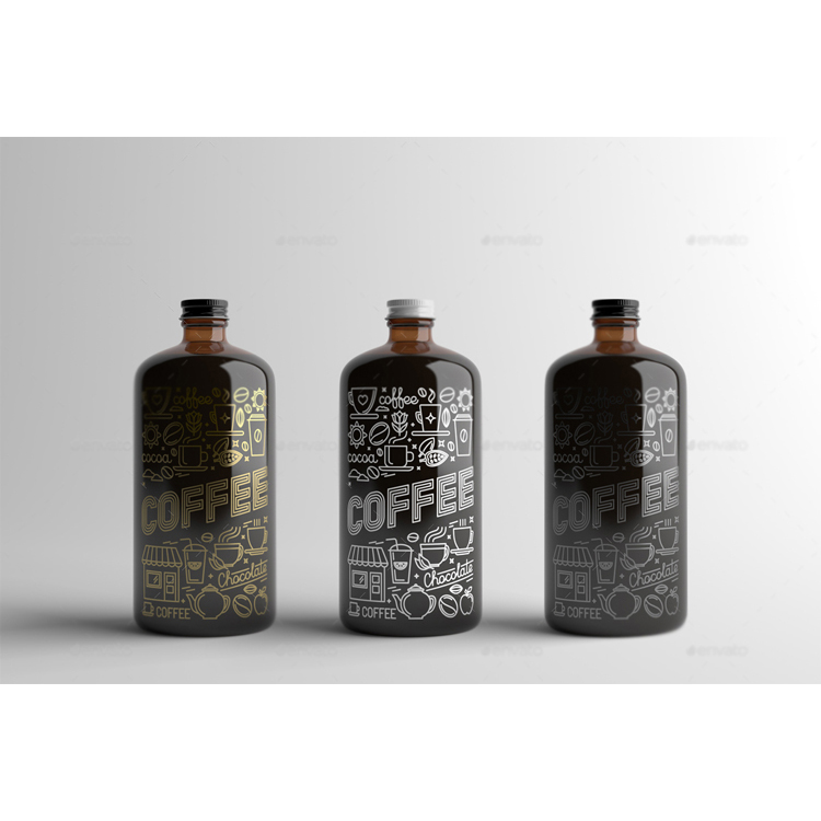 250Ml-500Ml Empty Clear Square Bpa Free Juice Glass Bottle Wholesale