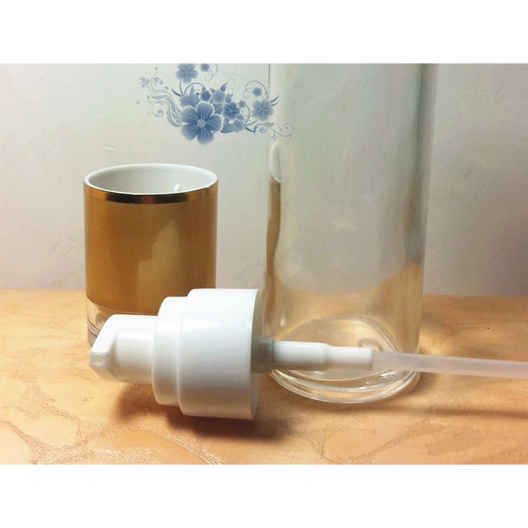 250Ml Clear Round Shaped Lotion Cosmetic Spray Pump Bottle Wholesale