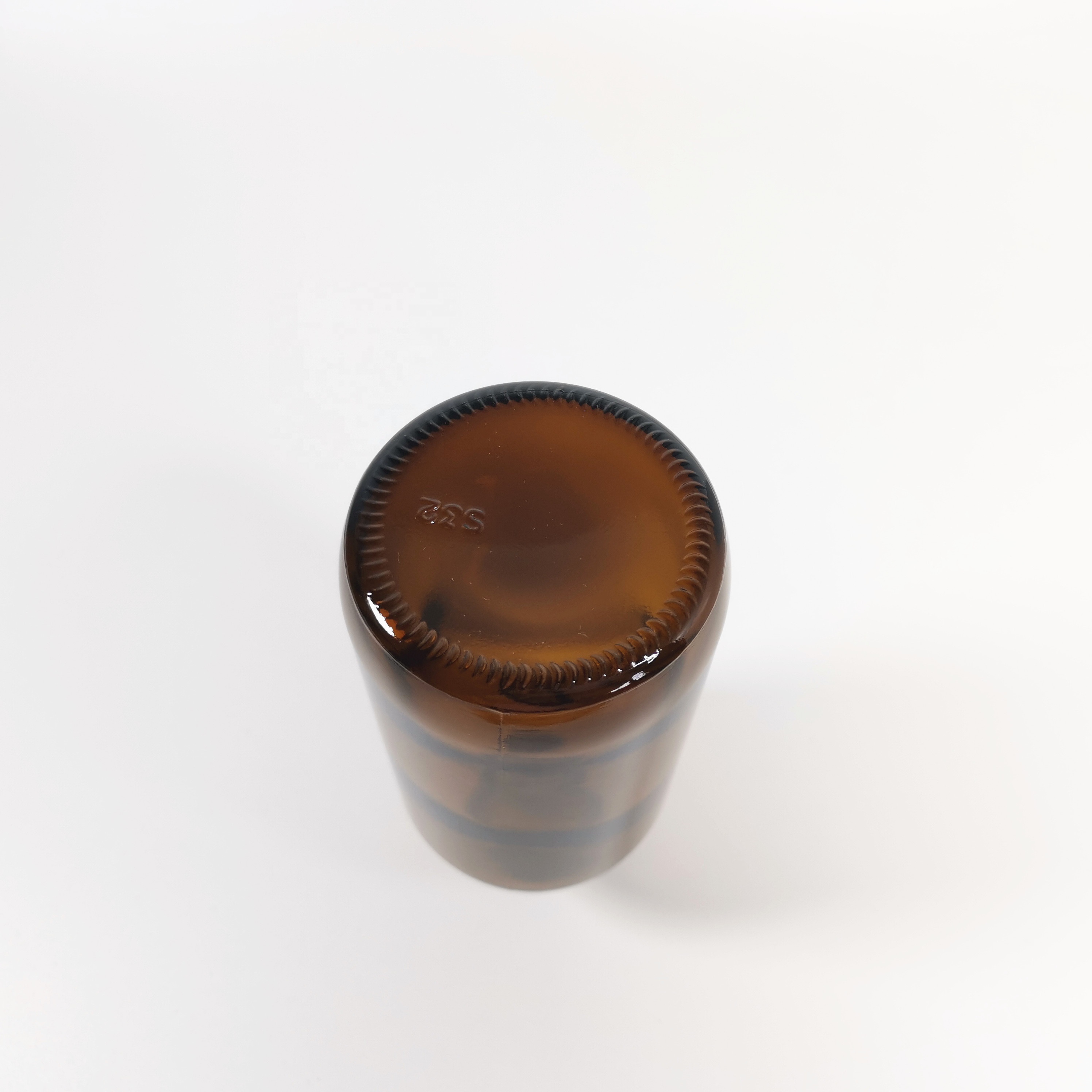 250cc Amber boston round glass bottle for oil Medicine