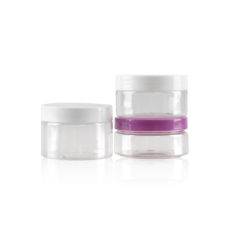 250g 300g 500g Jiangyin Uzone supply kinds of plastic PET jar cream plastic cosmetic for cream 200 ml 250 ml wide mouth pet jar