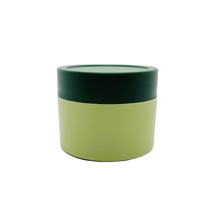 250g PP frost surface cream jar, large size hair cream packaging jar, plastic double wall body cream gel jar