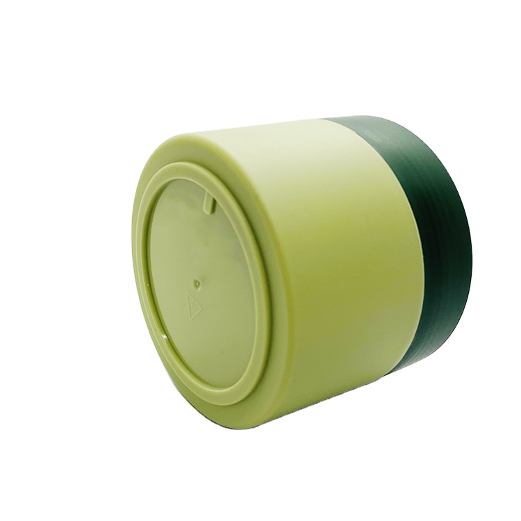 250g PP frost surface cream jar, large size hair cream packaging jar, plastic double wall body cream gel jar