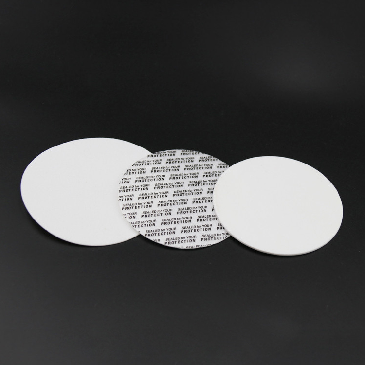 250g wholesale white black plastic round jar container with screw cap
