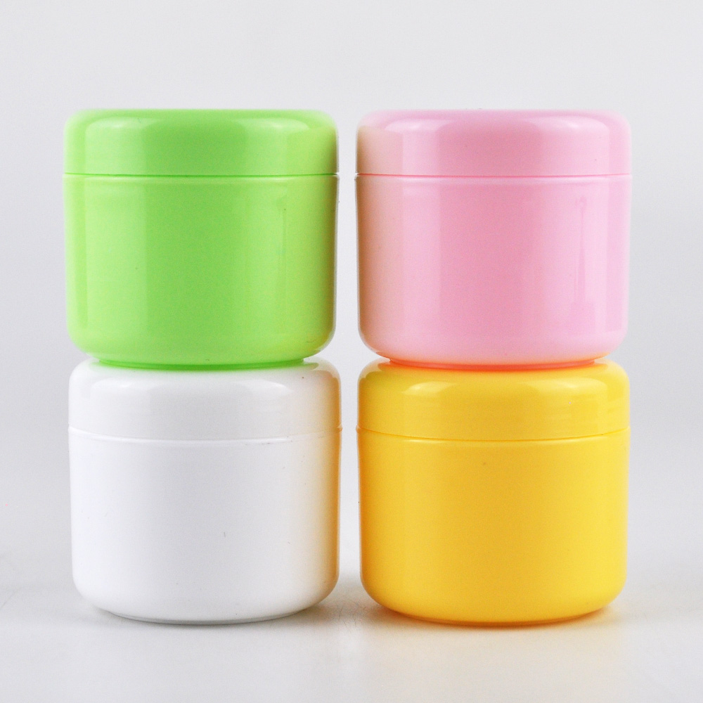 250ml 150ml 100ml 50ml PP plastic cosmetic container cream jar with lid