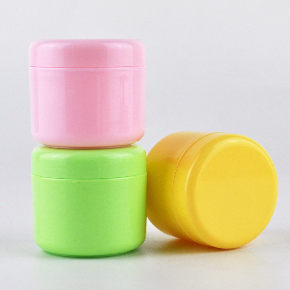 250ml 150ml 100ml 50ml PP plastic cosmetic container cream jar with lid
