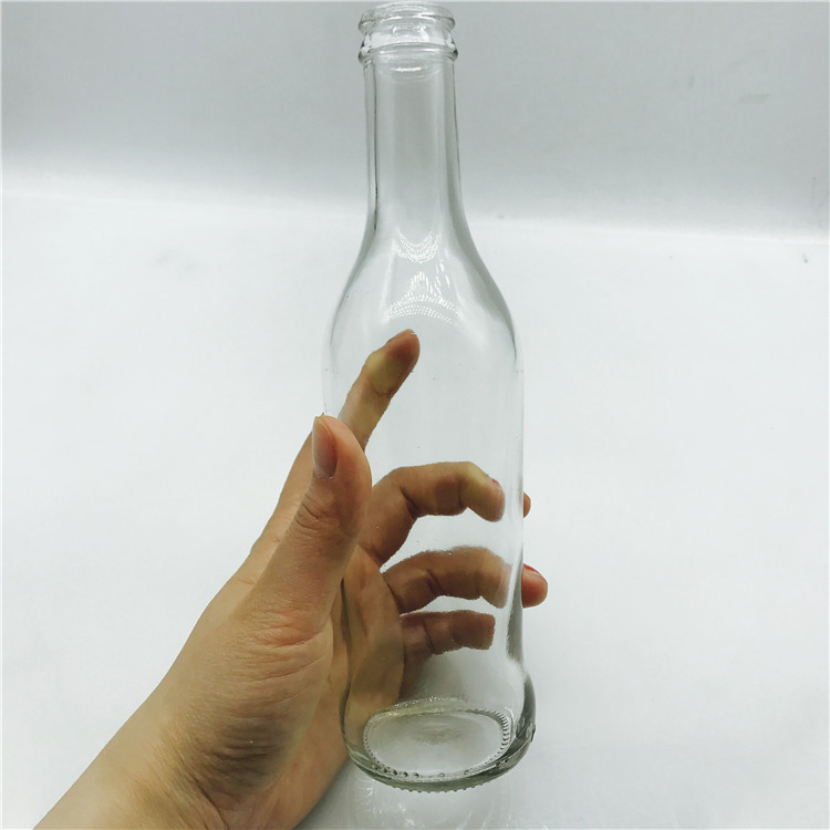 250ml 275ml wholesale cocktail beer glass soda bottles with metal crown cap