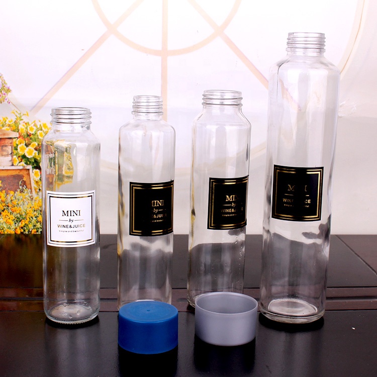 250ml 300ml 350ml 400ml 500ml 800ml empty sports drinking water bottle with Plastic Screw