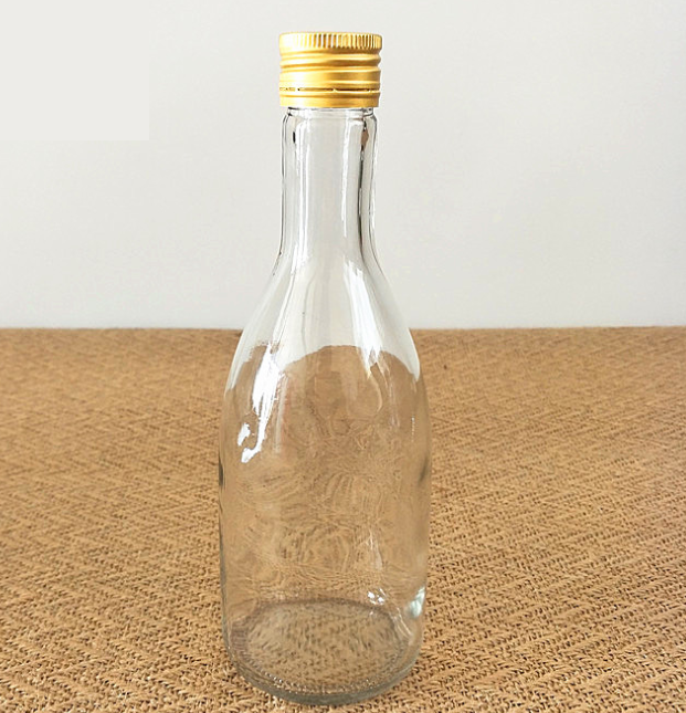 250ml 300ml 350ml Transparent Plum Wine Fruit Wine Beverage Glass Bottle Factory Manufacturer