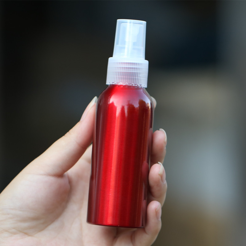250ml 300ml 500ml 1000ml alcohol aluminum bottle with Screw cap lotion spray pump for packing