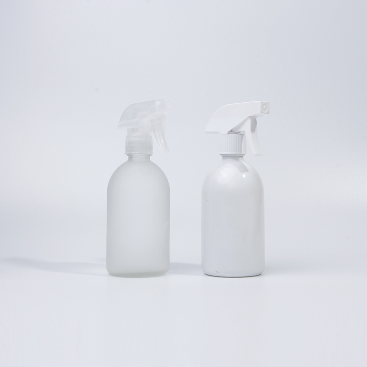 250ml 300ml 500ml16 oz Round Empty Air freshener Perfume Glass Bottle 28mm Neck Spray Glass Bottle With Plastic Trigger Sprayer