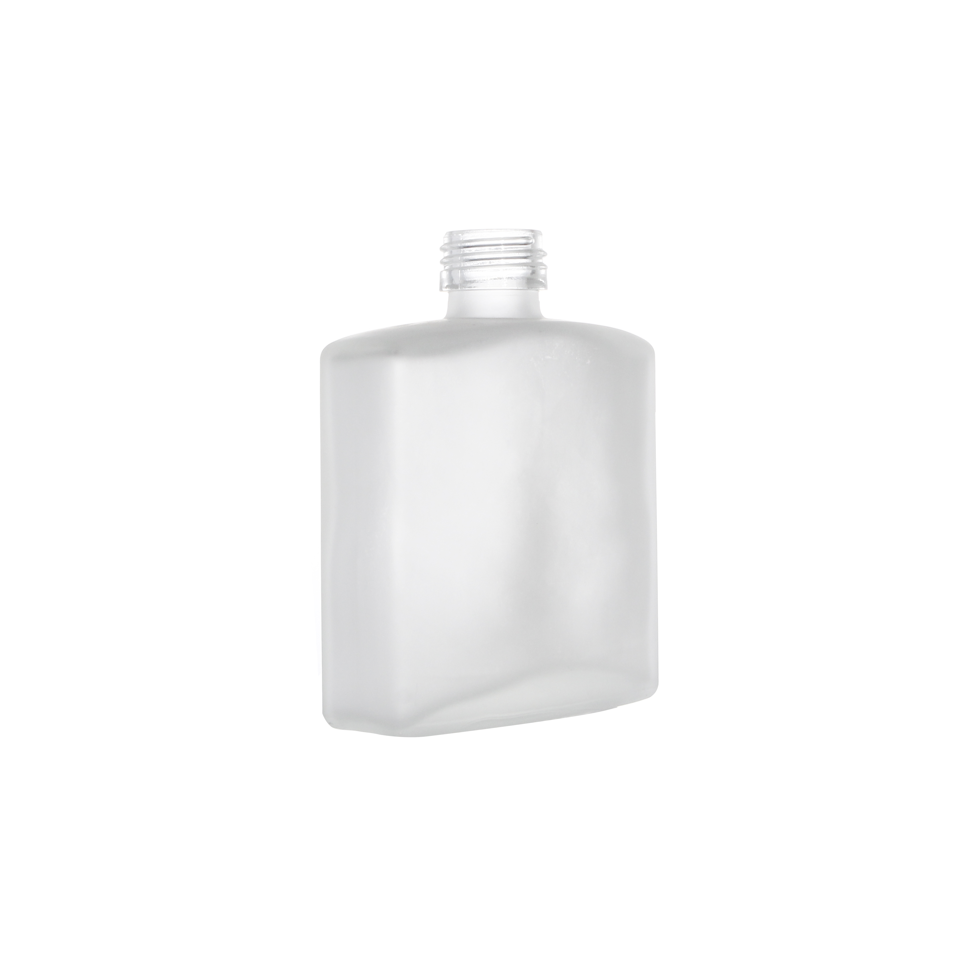 250ml 300ml Square Shape Hip Flask Frost Glass Bottles with Pumps for Hands Washing Liquid Packaging Containers