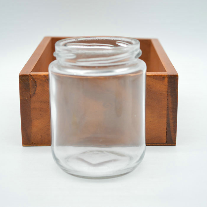 250ml 300ml spicy chili storage jar glass clear round jar