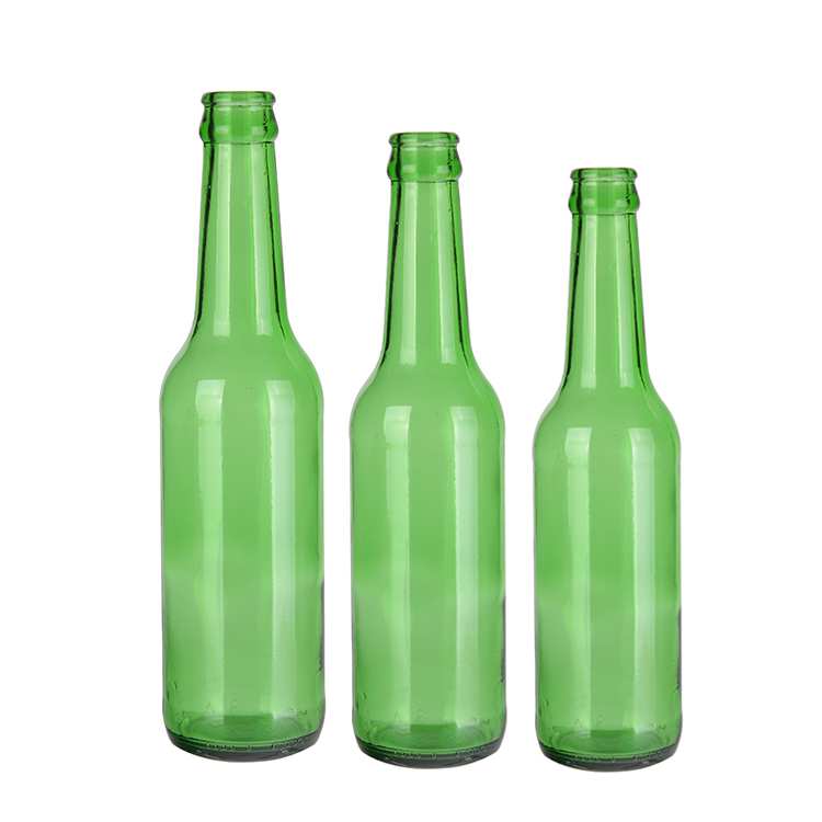 250ml 330ml 500ml 650ml beer green glass bottle