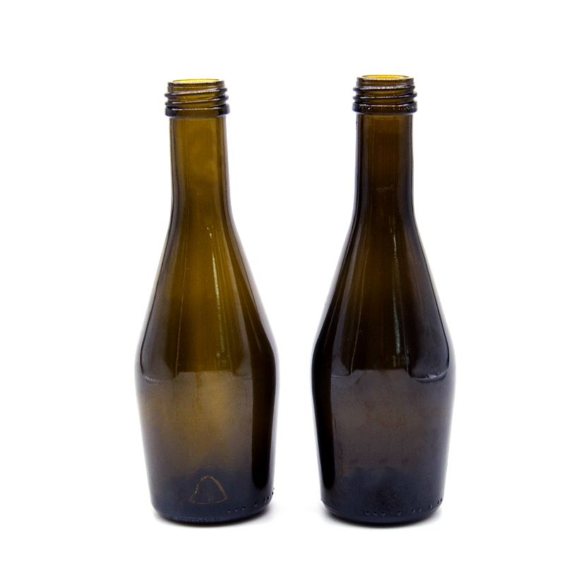 250ml 330ml Cobalt Blue Amber Flint Beer Bottle for Wholesale with Crown Cap