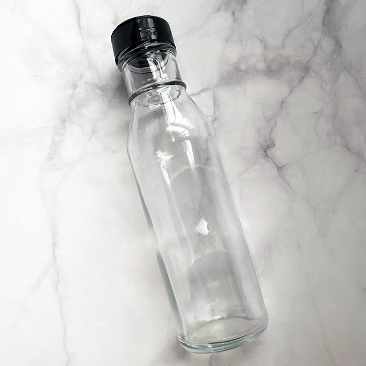 250ml 350ml 500ml Hot Sauce Glass Bottle With Flip Cap Seals