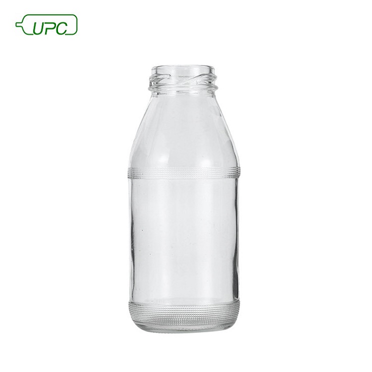 250ml 350ml 500ml Juice Glass Bottle with Metal Cap