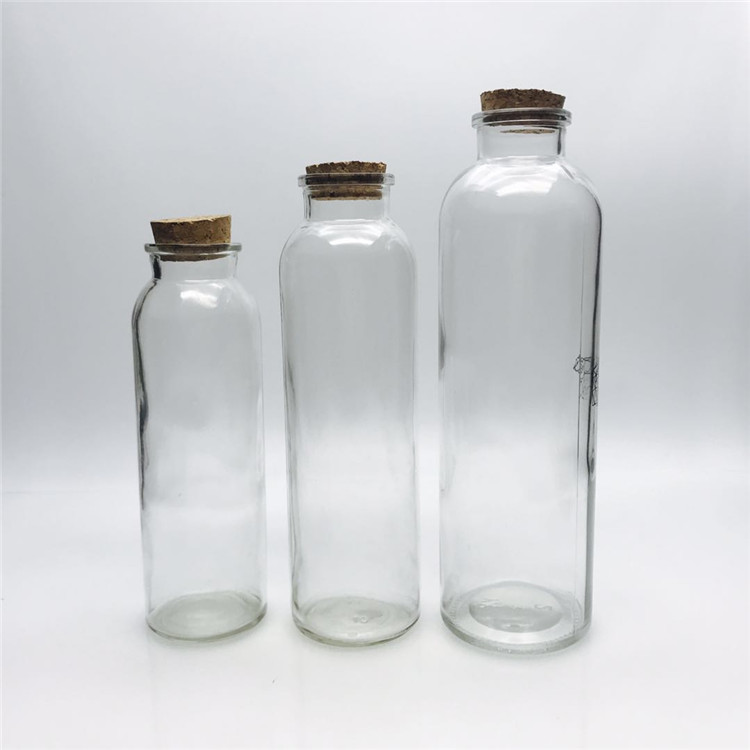 250ml 350ml 500ml empty fresh vape juice packaging glass bottle with wooden cork