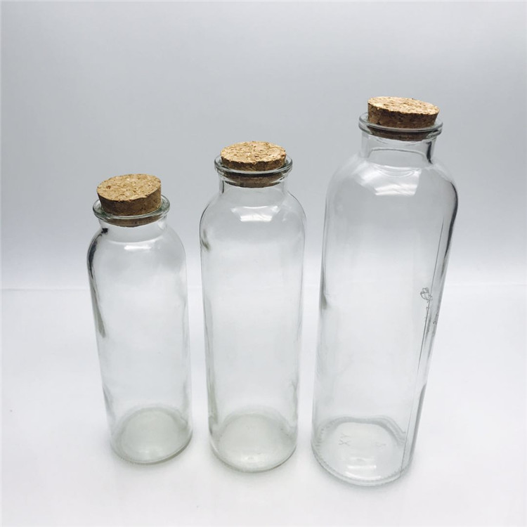 250ml 350ml 500ml empty fresh vape juice packaging glass bottle with wooden cork