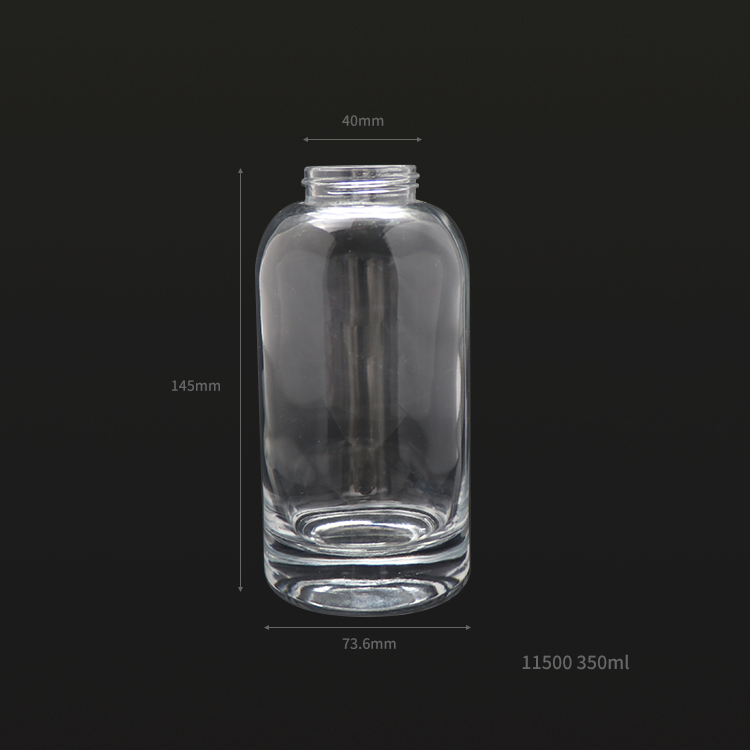 250ml 350ml shampoo bottles lotion bottle serum emulsion cosmetic glass foam bottle with pump