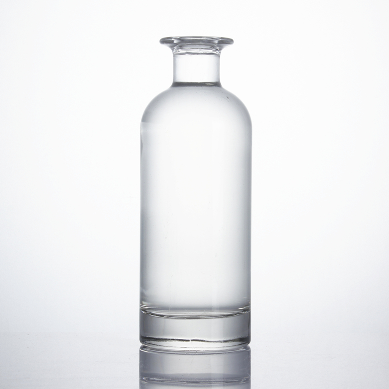 250ml 375ml 500ml 750ml 1000ml Vodka Spirit Glass Bottle for Liquor with cork