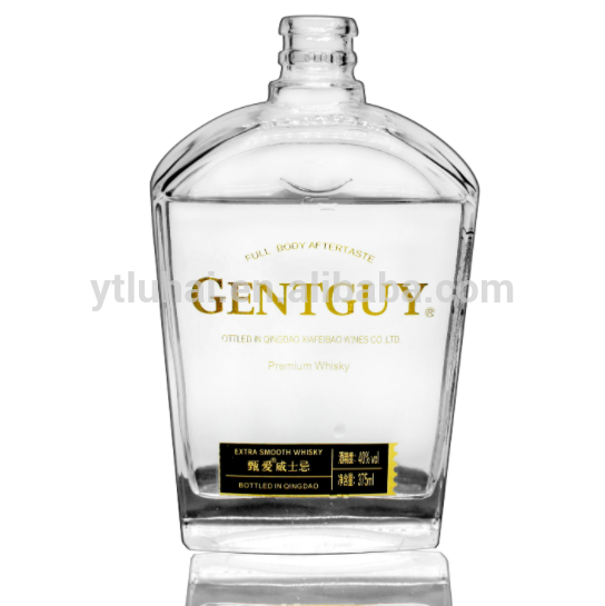 250ml 375ml 500ml 750ml 1000ml whiskey Vodka Spirit Glass Bottle for Liquor with cork