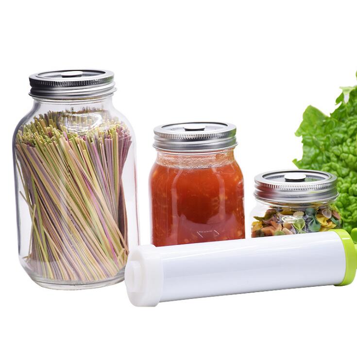 250ml 470ml 1000ml Glass jars Of 3 With Metal Screw Lids Serving For Jam Honey Pudding Grains Baby Food