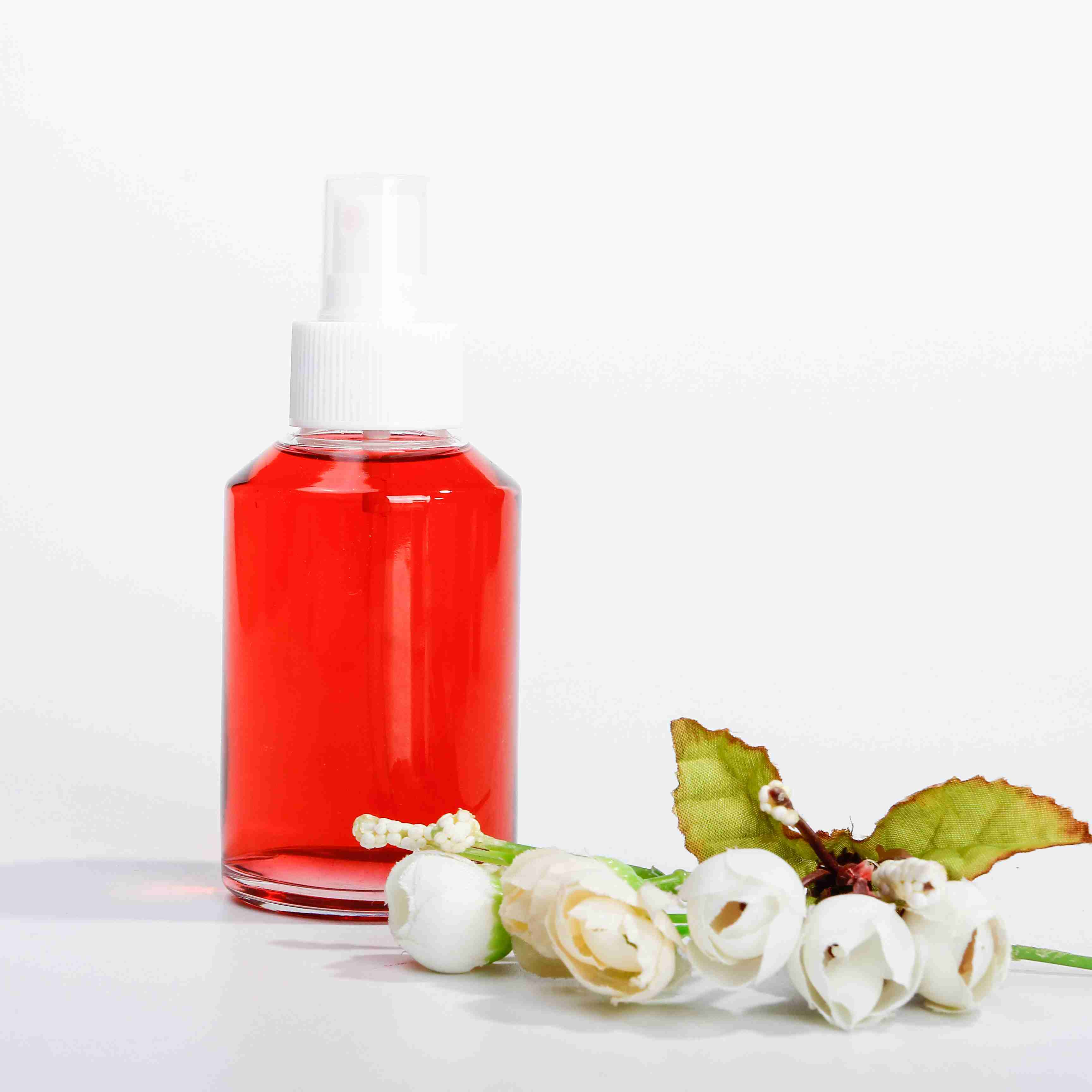 250ml 480ml 1000ml Glass Round Bottle with Screw Lid for Coffee Kombucha Energy Drink Glass Bottle Factory with 28/410 Mouth