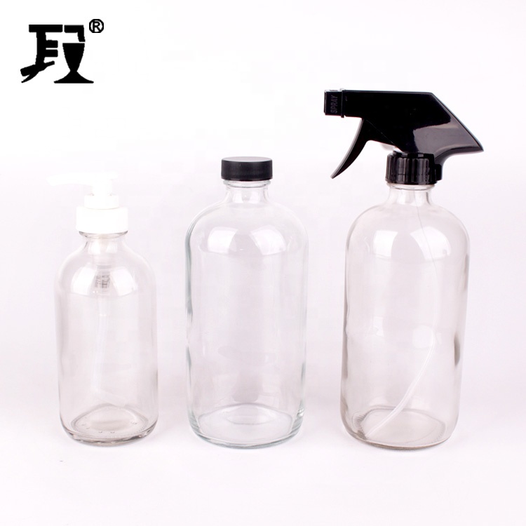 250ml 500ml 1000ml Soap Foaming Trigger Spray  glass Bottles With Sprayer