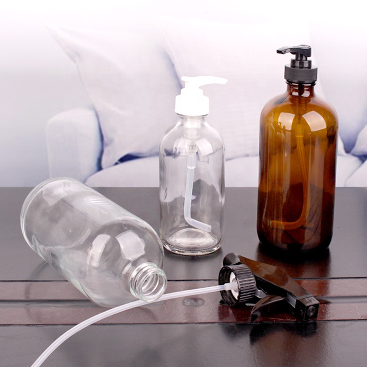 250ml 500ml 1000ml Soap Foaming Trigger Spray glass Bottles With Sprayer