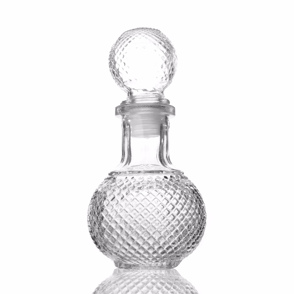 250ml 500ml 1000ml ball glass wine decanter bottle with stopper