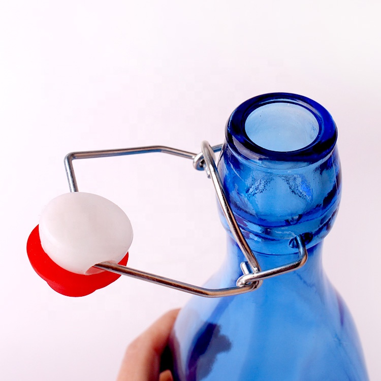 250ml 500ml 1000ml series square glass Le buckle bottle with clip cap