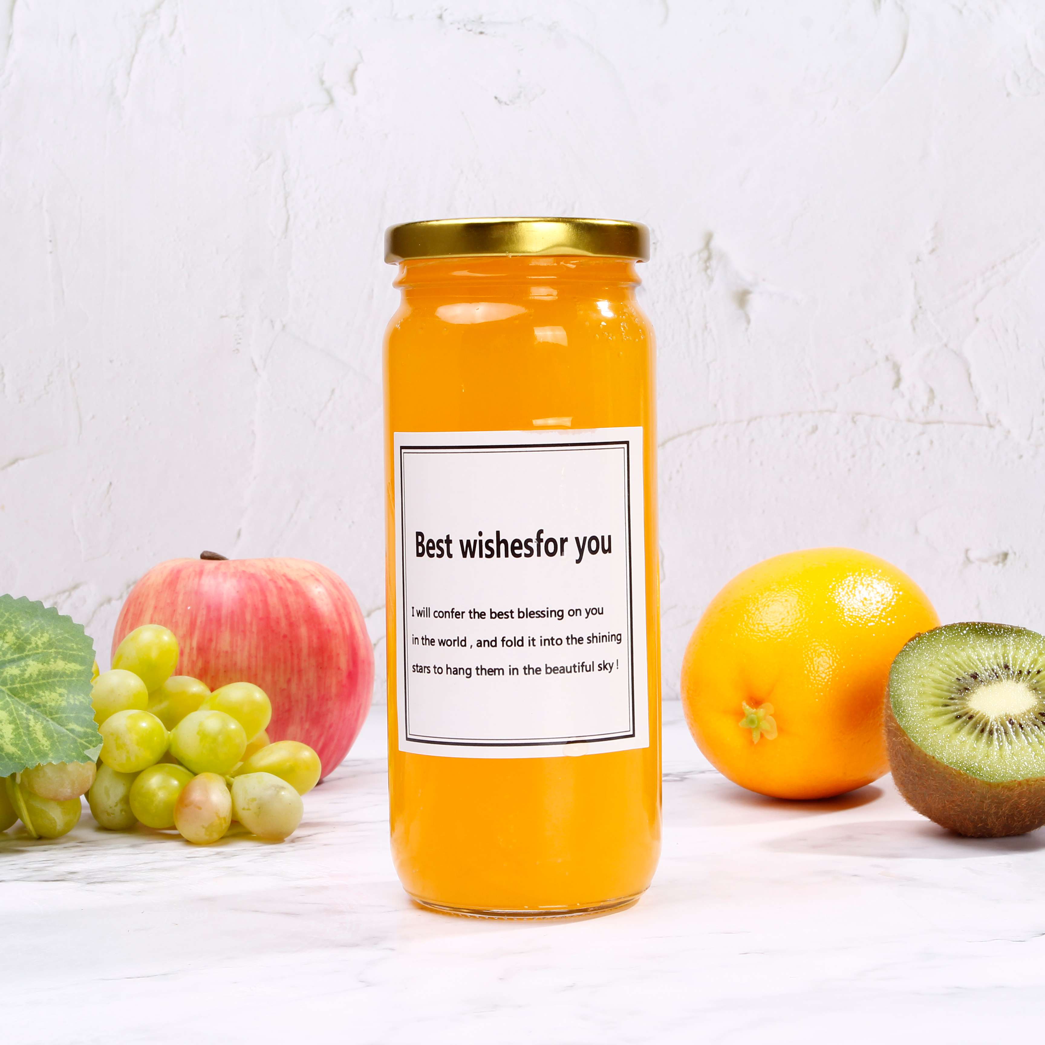 250ml 500ml 720ml wide mouth paragon bubble tea smoothie glass jars with metal lid