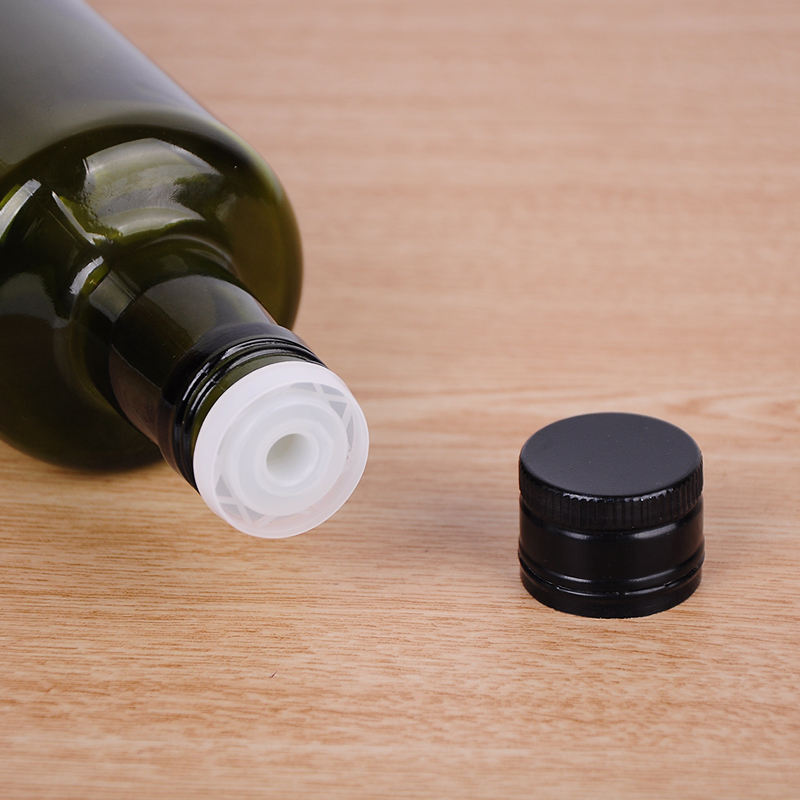 250ml,500ml,750m dark green square empty marasca glass bottle olive oil bottle for sale