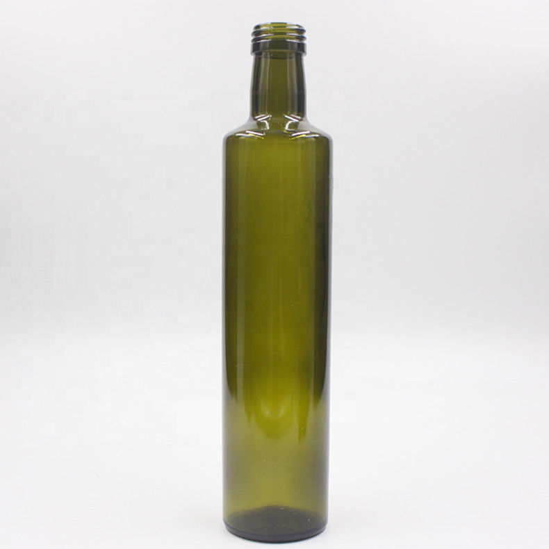 250ml 500ml 750ml 1000ml antique green dark green screw top olive oil cooking oil glass bottles
