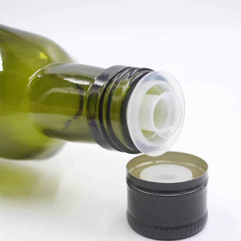 250ml 500ml 750ml 1000ml antique green dark green screw top olive oil cooking oil glass bottles