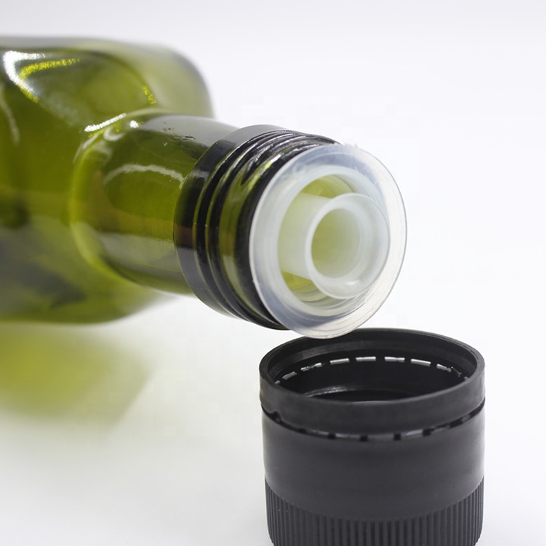 250ml 500ml 750ml 1000ml antique green dark green screw top olive oil cooking oil glass bottles