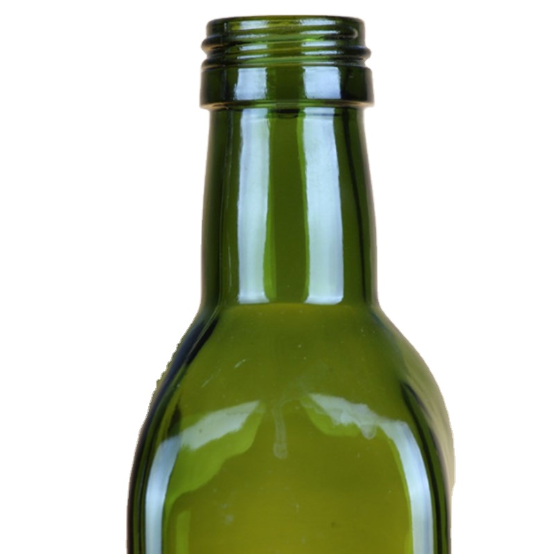 250ml 500ml 750ml Amber square shape olive oil glass bottle empty marasca glass bottle for olive oil