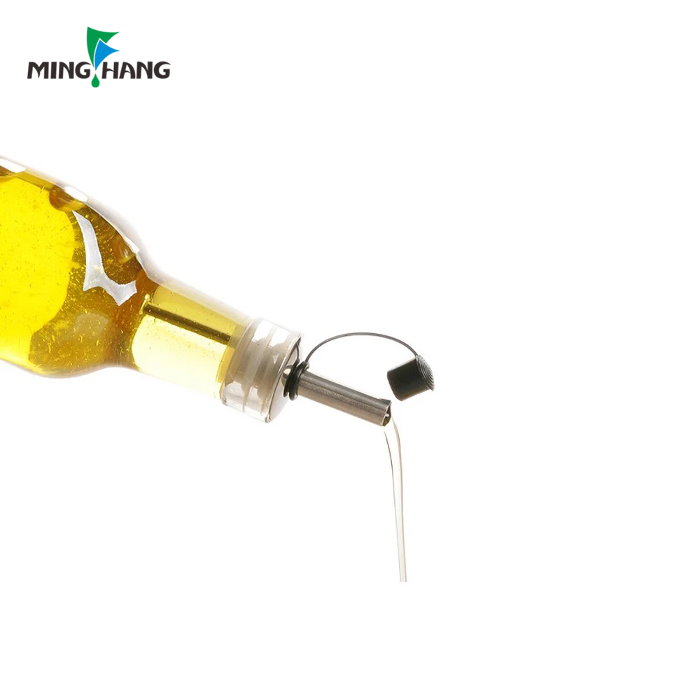 250ml 500ml 750ml Clear Square Olive Oil Glass Bottle With Plastic UV Dispenser