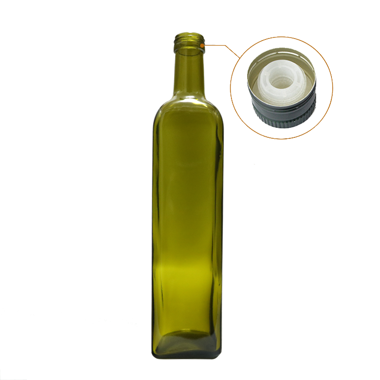 250ml/500ml/750ml Marasca with leakproof cap bouteille en verre huile CY-179