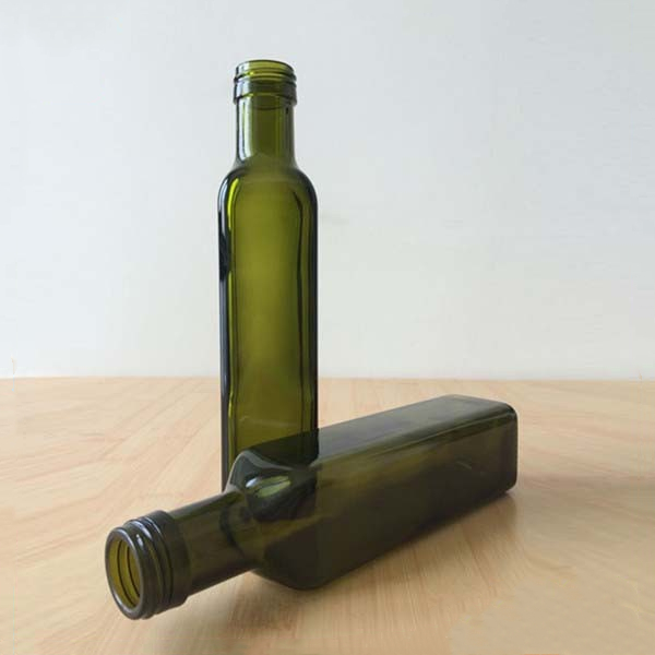 250ml 500ml 750ml dark green glass bottles for avocado oil seed oil olive oil packaging bottle