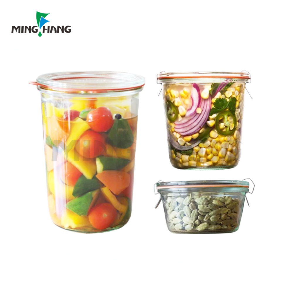250ml 500ml 750ml jars Glass weck jar strawberry storage juice 1oz  30 ml mini jelly jar jam container