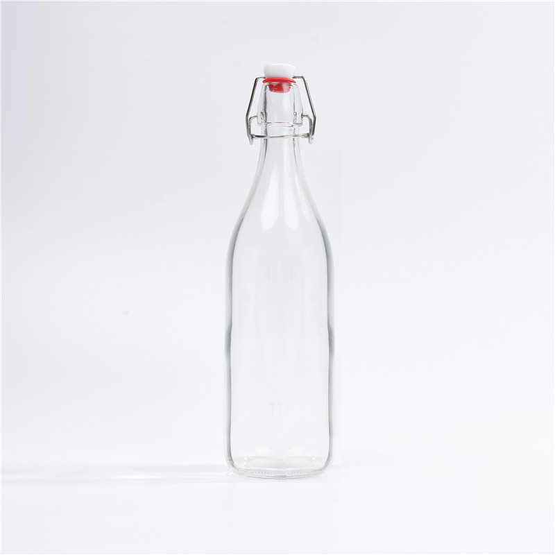 250ml 500ml Airtight Clip Top Glass Bottle With Swing Top For Preserve Juice Sauce Oil