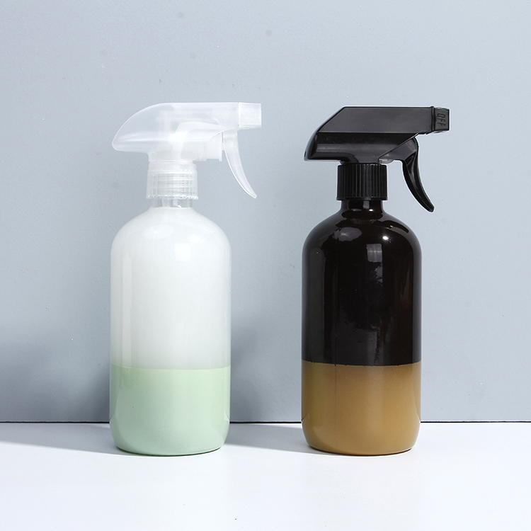 250ml 500ml Clear/Amber Glass Spray Bottle Trigger Sprayer Fine Mist Spray Glass Bottle