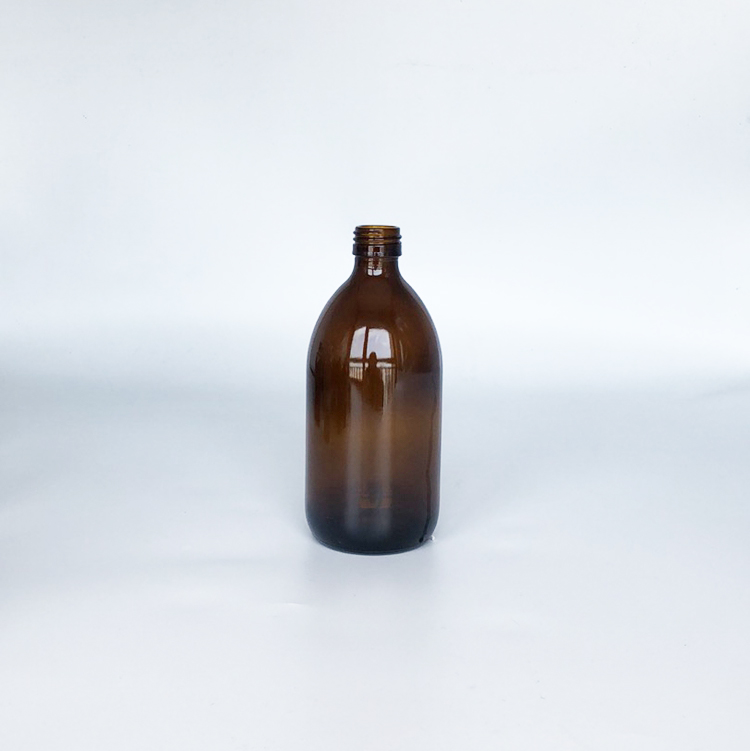 250ml 500ml Empty Glass Amber Glass Hand Wash Liquid Soap Shampoo Bottle With Lotion Pump