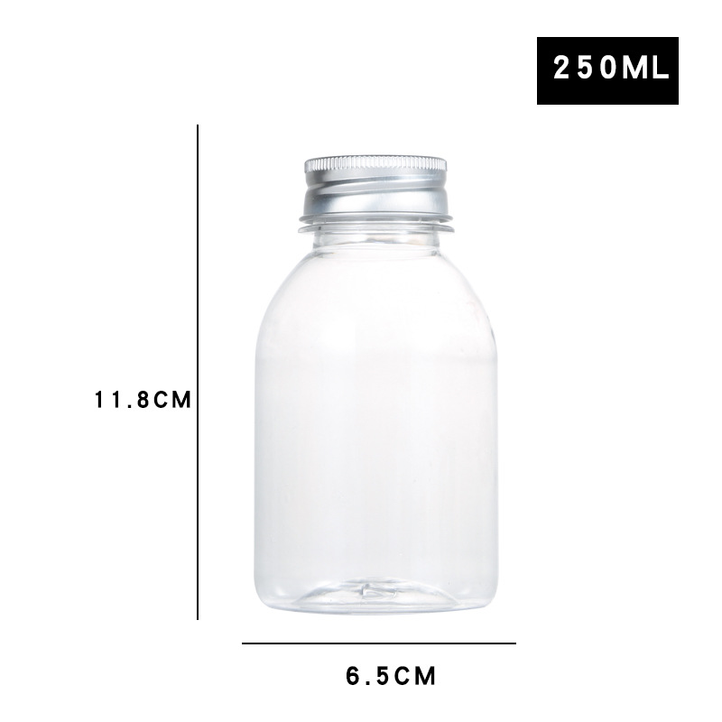 250ml 500ml Glass Jars Set Of 2 Clear Mason Jars With Screw Metal Lids For Pudding Jam Milk Coffee